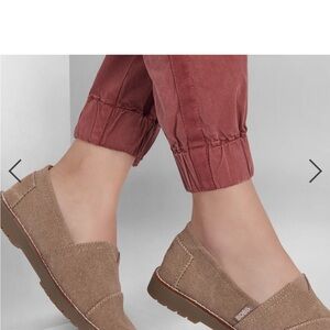 Bobs From Skechers Size 9 Chill Lugs-Urban Spell Slip On Taupe SN113352 New